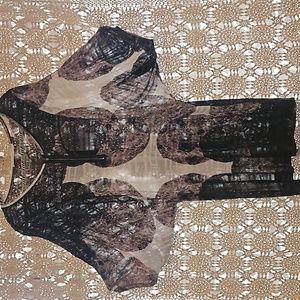 Lauren Vidal sheer tunic